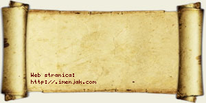 Tijana Jazački vizit kartica